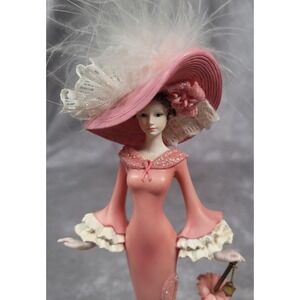 Thomas Kinkade "A Vision of Hope" Figurine Inspirations of Hope Lady Parasol 8"